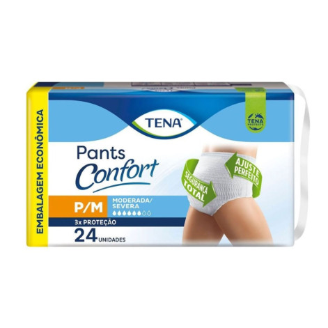Fralda Tena Pants Confort P/M 24Un