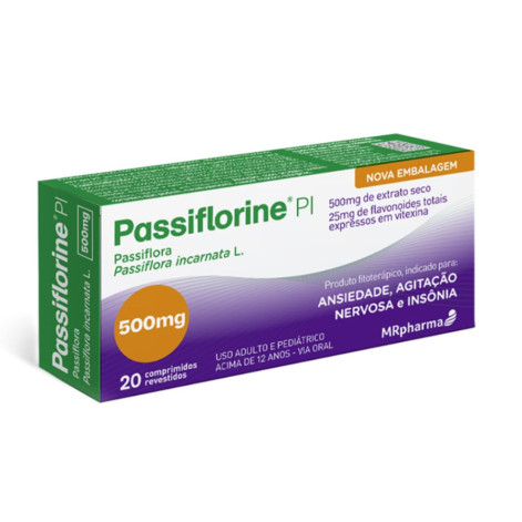 Passiflorine Pi 500Mg C/20 Comp Rev