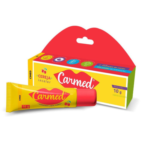 Hidratante Labial Carmed Cereja C/10G