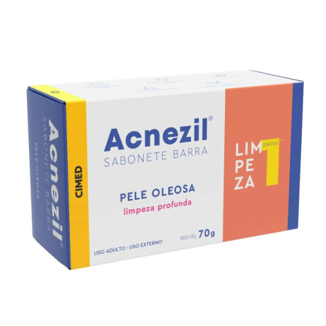 Acnezil Sabonete em Barra Pele Oleosa 70G
