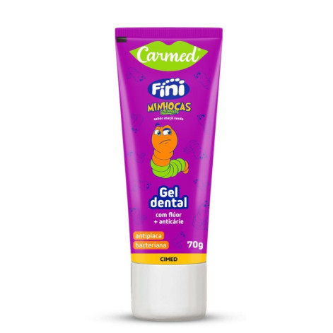 Gel Dental Carmed Com Flu Fini Minhoca Bg 70G