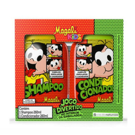 Kit Inf Sh/Condicionador Turma da Mônica Magali