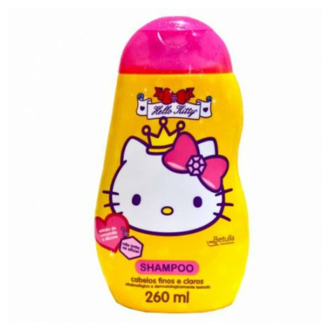 Shampoo Hello Kitty Cabelos Finos/Claros 260 ML