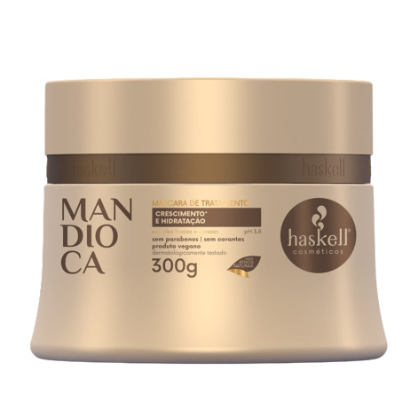 Máscara Capilar Haskell 300Gr Mandioca