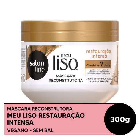 Máscara Capilar Salon Li M Liso Rest Int 300G