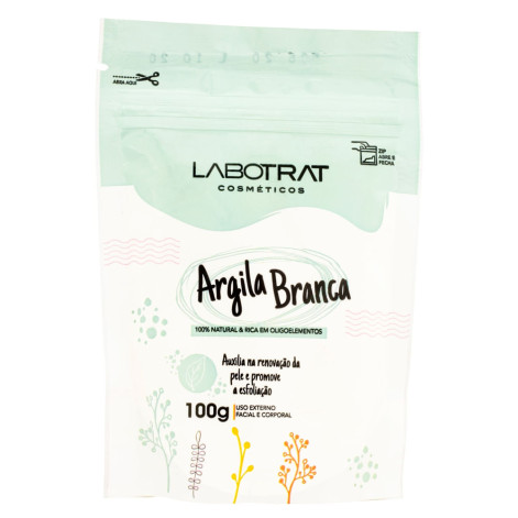Máscara Facial Argila Labotrat Branca 100G