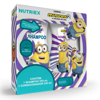 Kit Nutriex Minions Sh250ML+Cd