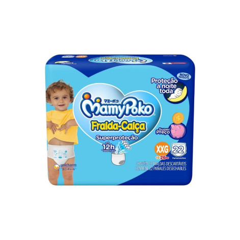 Fralda Mamypoko Calça Superprotecao Xxg C/22