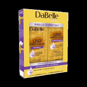 Kitshampoo + Condicionador Dabelle Liso Arrasador 250ML+175ML