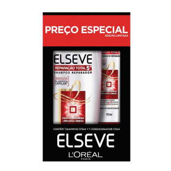 Kit Elseve Sh+Condicionador Reparacao Total 5