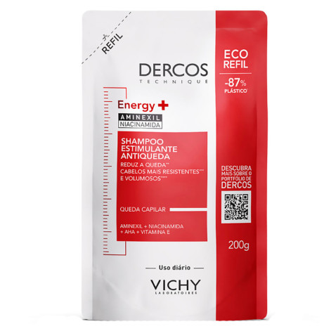 Shampoo Dercos Energy+ Refil 200G