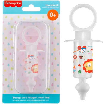 Seringa para Lavagem Nasal Leão 10ml 1 Uni Fisher Price