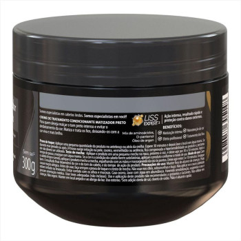Máscara Tratamento Capilar Salon Line Meu Liso Matizadora Preto 300gr