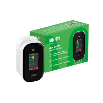 Oximetro De Pulso Multilaser Vital Check Hc276 1 Unidade