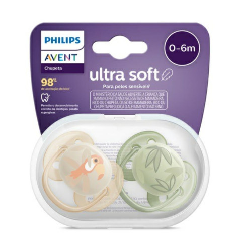 Chupeta Ultra Soft Decorada 0