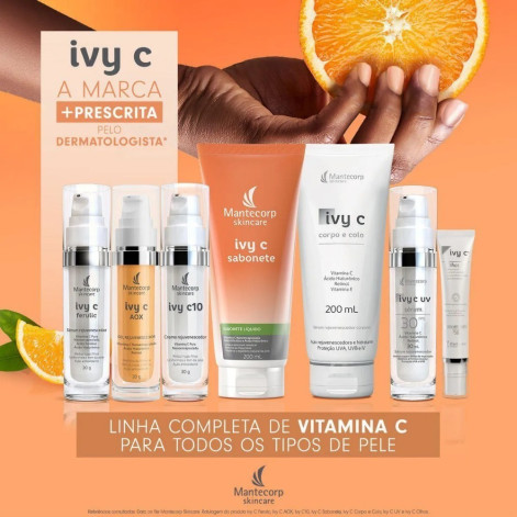  Sabonete Líquido Facial Ivy C com 200ml